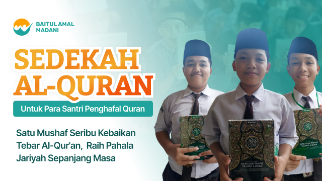 Sedekah Al Quran Untuk Para Santri Penghafal Quran